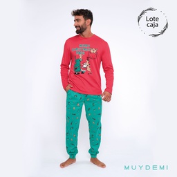 593102 LOTE CAJA PIJAMA INVIERNO HOMBRE