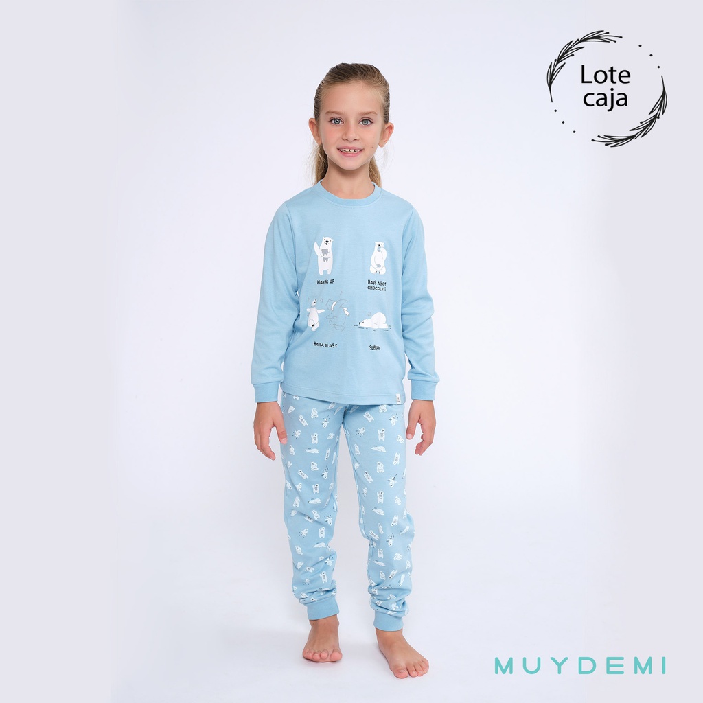 LOTE CAJA PIJAMA INVIERNO NIÑA Talla 2 a 8 (2-2, 2-4, 4-6, 4-8)(690095)