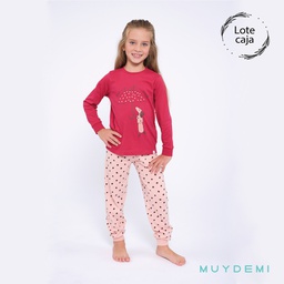 596099 LOTE CAJA
PIJAMA INVIERNO NIÑA
talla 2 a 8