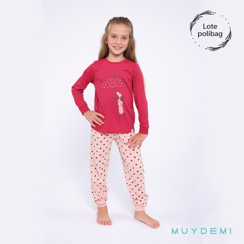 LOTE POLYBAG
PIJAMA INVIERNO NIÑA 
talla 2 a 8