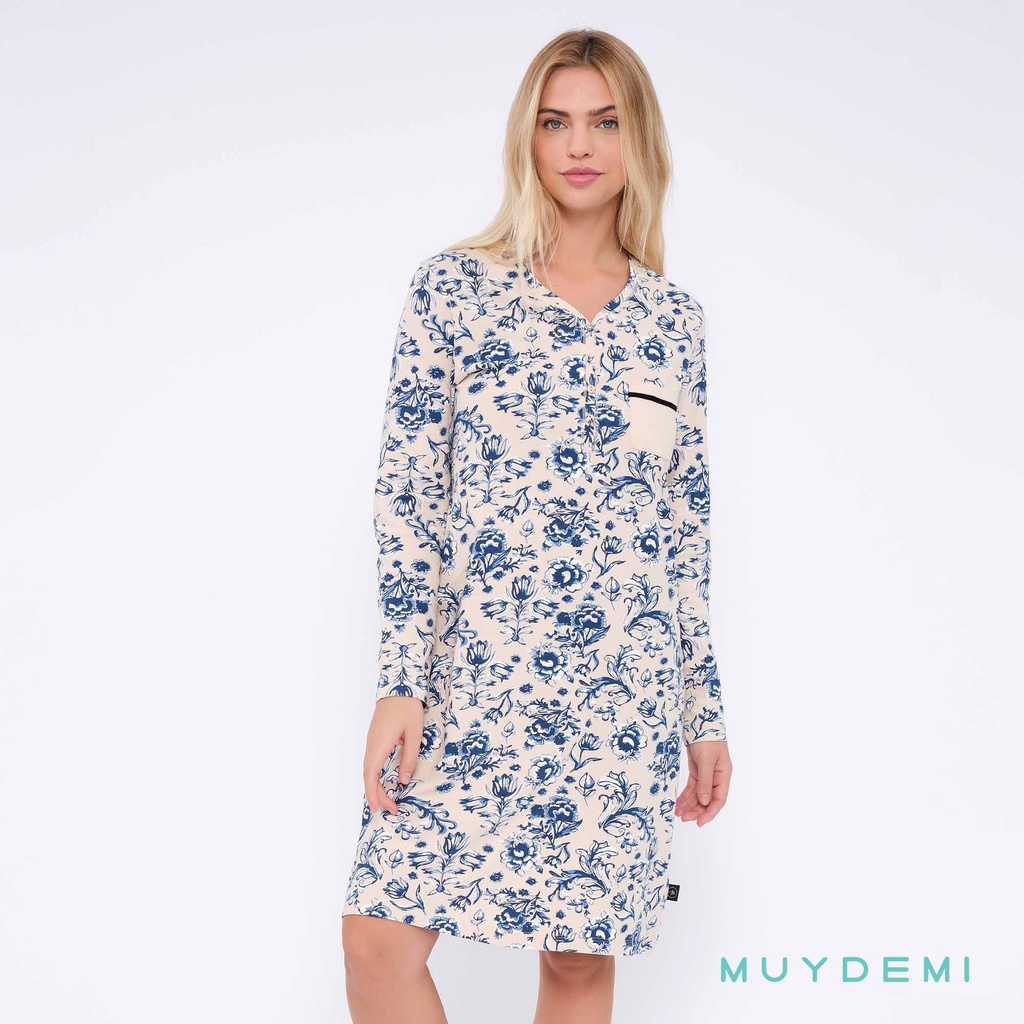 LOTE DETALL CAJA CAMISON INVIERNO MUJER (1-S, 2-M, 2-L, 2-XL, 1-2XL)(290015)