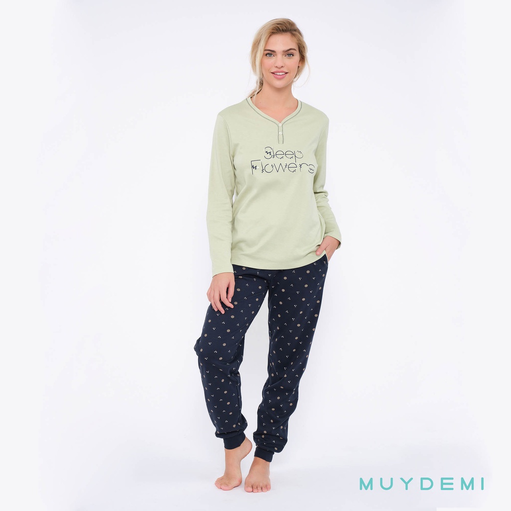 LOTE DETALL CAJA PIJAMA INVIERNO MUJER (1-S, 2-M, 2-L, 2-XL, 1-2XL)(290017)