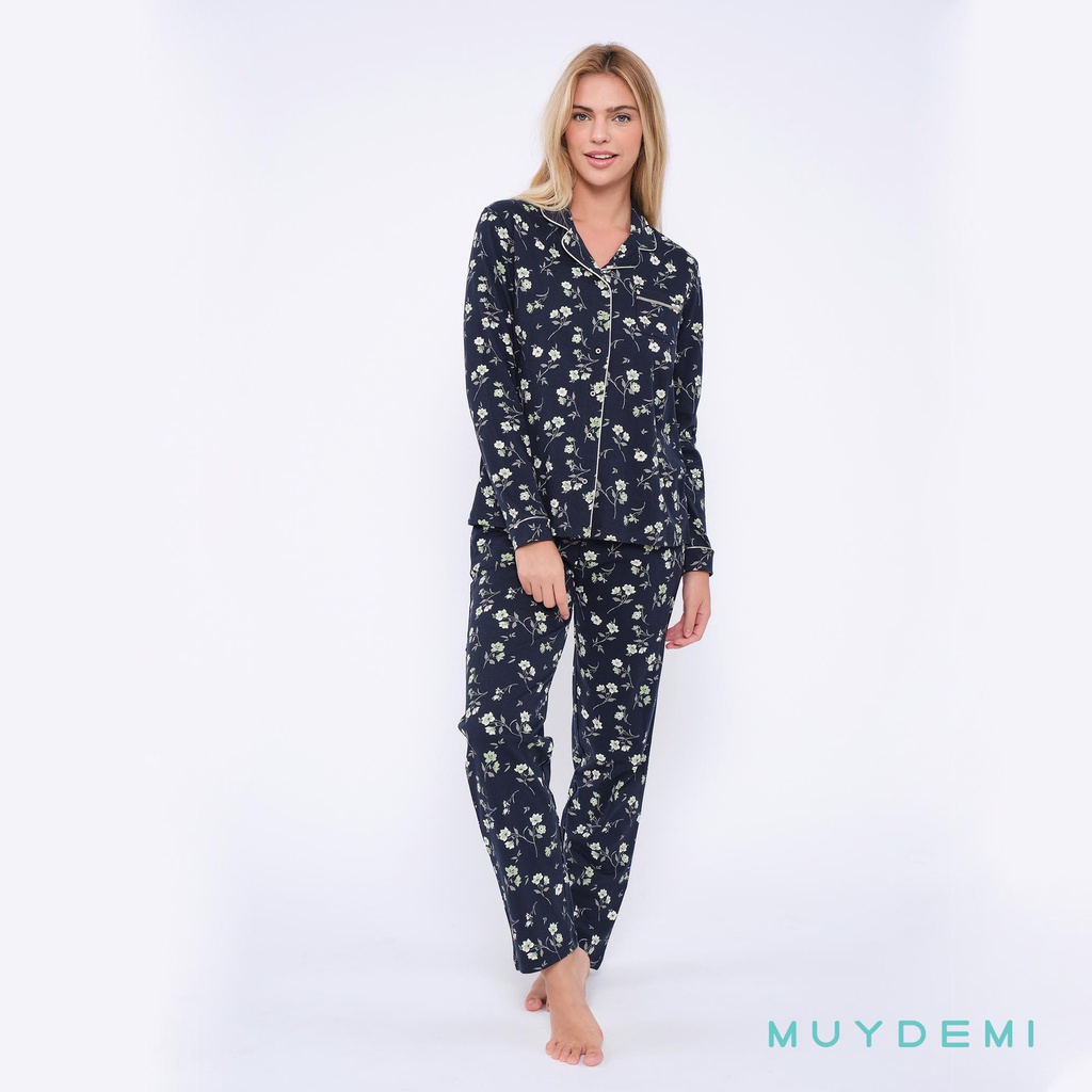 LOTE DETALL CAJA PIJAMA INVIERNO MUJER (1-S, 2-M, 2-L, 2-XL, 1-2XL)(290020)