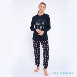 092032 LOTE DETALL CAJA PIJAMA INVIERNO MUJER (1-S, 2-M, 2-L, 2-XL, 1-2XL)(290032)