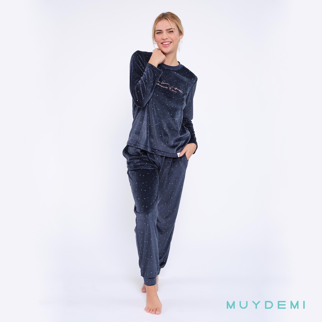 LOTE DETALL CAJA PIJAMA INVIERNO MUJER (1-S, 2-M, 2-L, 2-XL, 1-2XL)