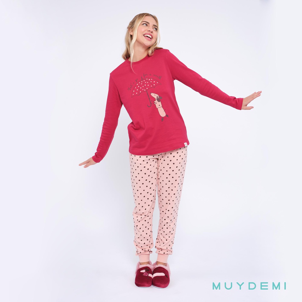 LOTE DETALL CAJA PIJAMA INVIERNO MUJER (1-S, 2-M, 2-L, 2-XL, 1-2XL)(290035)