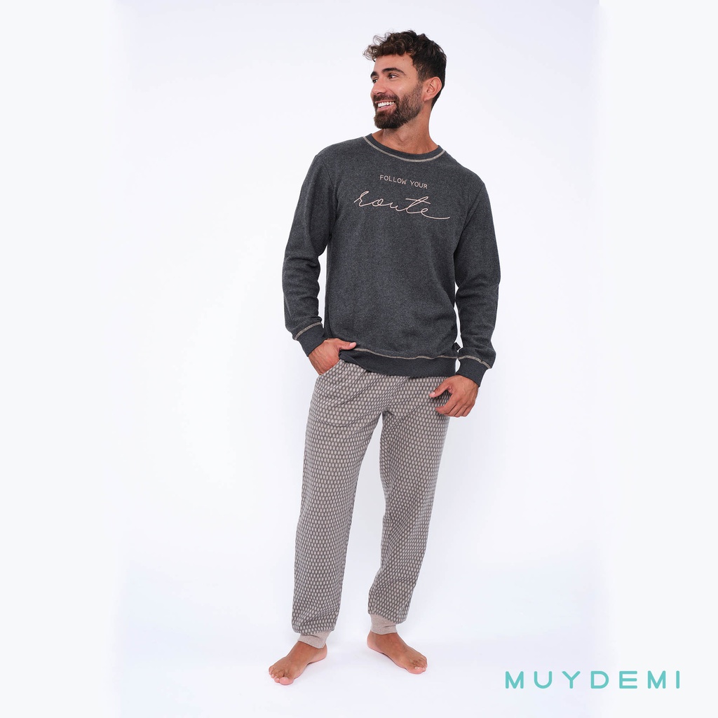 LOTE DETALL CAJA PIJAMA INVIERNO HOMBRE