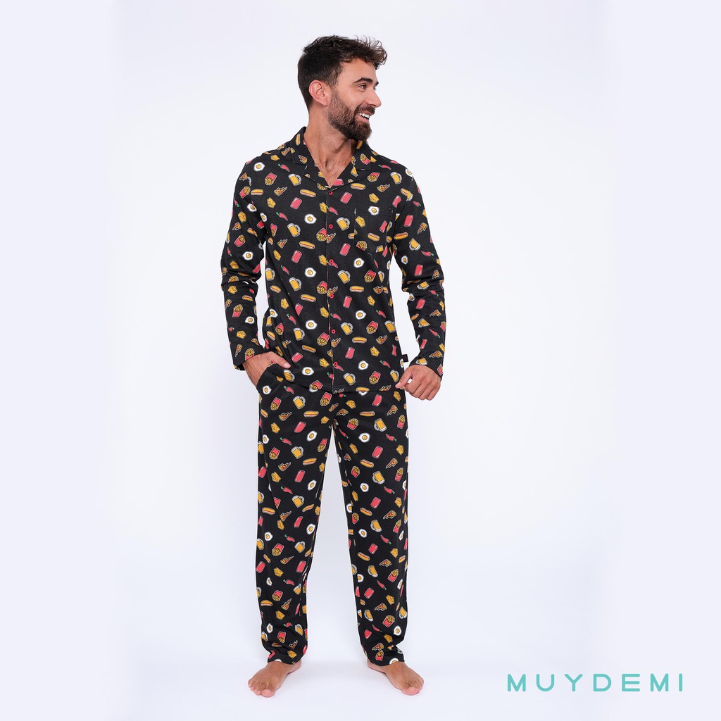 LOTE DETALL CAJA PIJAMA INVIERNO HOMBRE