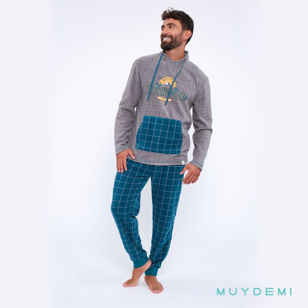 LOTE DETALL CAJA PIJAMA INVIERNO HOMBRE