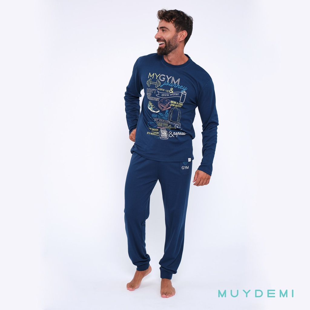 LOTE DETALL CAJA PIJAMA INVIERNO HOMBRE