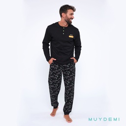 093075 LOTE DETALL CAJA PIJAMA INVIERNO HOMBRE (1-S, 2-M, 2-L, 2-XL, 1-2XL)(390075)