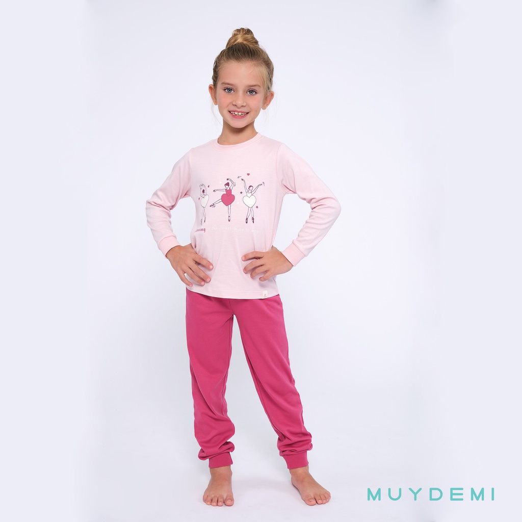 LOTE DETALL CAJA PIJAMA INVIERNO NIÑA Talla 2 a 8 (2-2, 2-4, 2-6, 2-8)(690093)