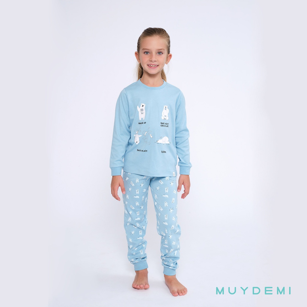 LOTE DETALL CAJA PIJAMA INVIERNO NIÑA Talla 2 a 8 (2-2, 2-4, 2-6, 2-8)(690095)