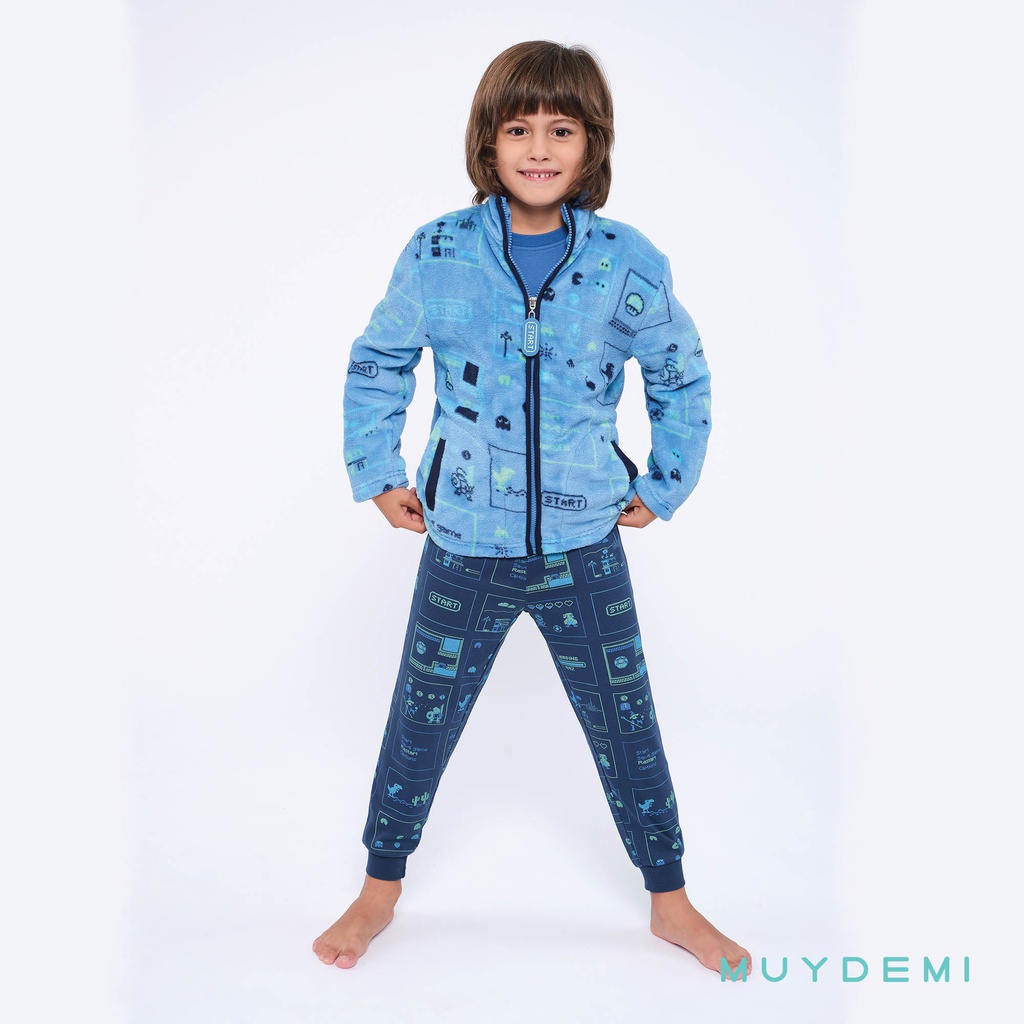 LOTE DETALL POLYBAG PIJAMA INVIERNO NIÑO Talla 2 a 8 (2-2, 2-4, 4-6, 4-8)