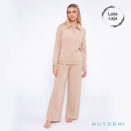 592080 LOTE CAJA PIJAMA INVIERNO MUJER (2-S, 4-M, 4-L, 2-XL)(290080)