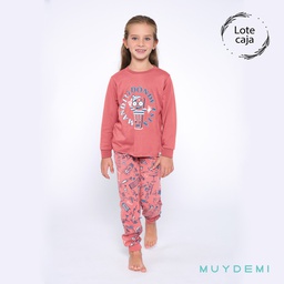 596003 LOTE CAJA
PIJAMA INVIERNO NIÑA
talla 2 a 8(2-2, 2-4, 2-6, 2-8)