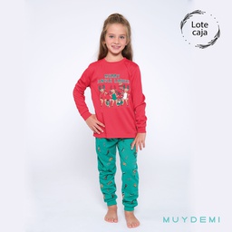 596004 LOTE CAJA
PIJAMA INVIERNO NIÑA
talla 2 a 8(2-2, 2-4, 2-6, 2-8)