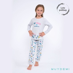 996002 LOTE POLYBAG PIJAMA INVIERNO NIÑA Talla 2 a 8 (3-2, 3-4, 4-6, 4-8)(690102)