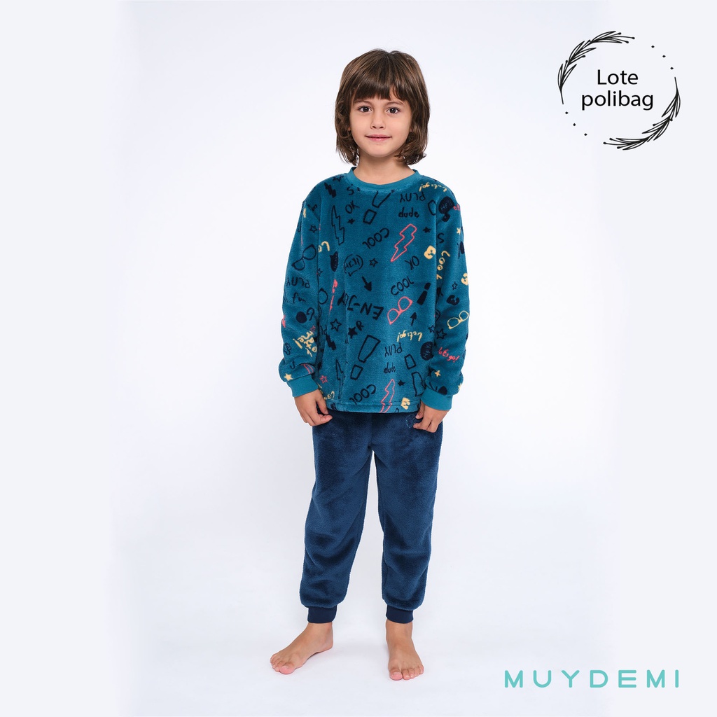 LOTE POLYBAG PIJAMA INVIERNO NIÑO Talla 2 a 8 (3-2, 3-4, 4-6, 4-8)